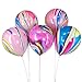 ALIER 50 Pcs Rainbow Agate Marble Latex Balloons 12 inch, Color Marble Tie Dye Swirl Effect Balloons for Easter Party Decoration, Wedding, Birthday Party Decor