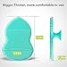 Silicone Face Scrubber Exfoliator Facial Cleansing Pads Precision Pore Cleansing Pad Acne Blackheads Removing Face Brush Baby Shower Tool Brushes 2 pcs