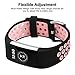 iGK Silicone Replacement Bands Compatible for Fitbit Charge 2, Adjustable Breathable Sport Strap Smartwatch Fitness Wristband with Air Holes Pink Small