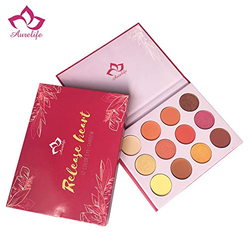 Eyeshadow Palette Matte Shimmer 12 Colors Eye Shadow Pallete Waterproof Powder Natural Pigmented Nude Naked Smokey Makeup Palette