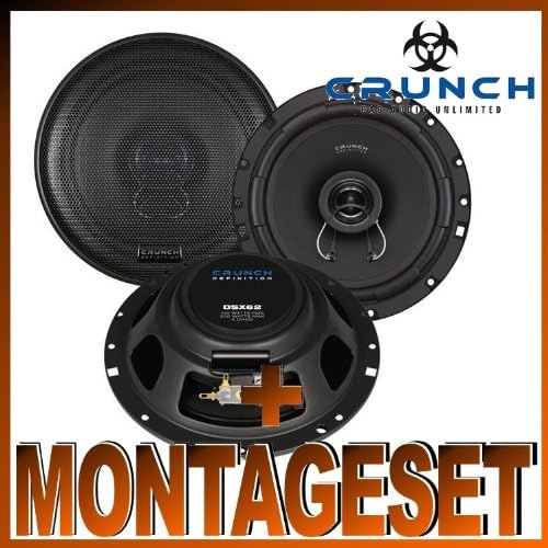 Crunch DSX 62 Loudspeaker for Audi A4 Type B8 2009 Onwards Rear Doors