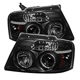 Spyder Auto PRO-YD-FF15004-HL-G2-BSM Ford LED Halo Projector Headlight