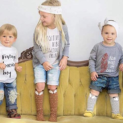 Baby Children Girls Toddler Fox Socks Soft Cotton Knee High Hosiery Tights Leg