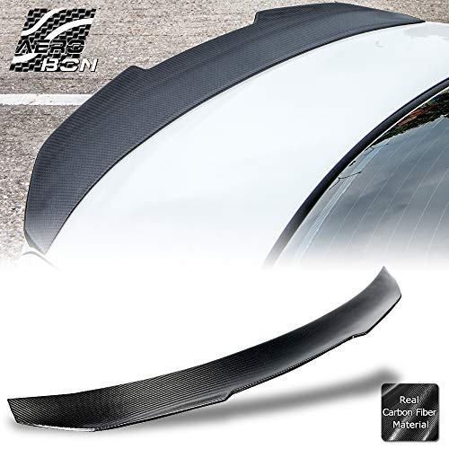 AeroBon Real Carbon Fiber Trunk Spoiler for 05-13 BMW E92 3-Series Coupe and M3 (High Kick Type)