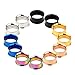 TOPBRIGHT Surgical Stainless Steel Double Flared Tunnels Expander Screw Ear Gauges Tunnels Plugs for Ear