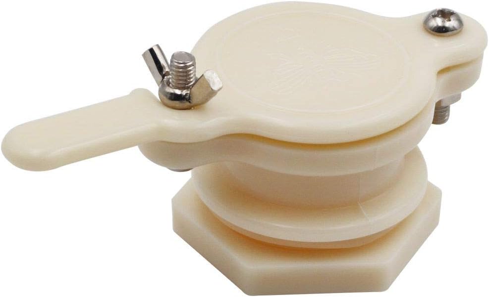MOGOULUA 4pcs Honey Tap Gate Valve Food Grade Honey Extractor Valve Plastic Honey Gate Valve Honey Filling Gate for Honey Barrel Honey Bucket Honey Jar Beekeeping Bottling Tool Beekeeper Equipment - Image 4