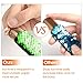 KUUQA 22 Pcs Magic Sequin Mermaid Bracelets 2-Color Reversible Sequins Glitter Slap Bracelets Wristbands for Kids Little Mermaid Birthday Party Favors Bags Supplies (Random Colors)