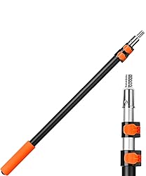 Bates- ‎Telescoping Pole, 2.4 to 6 Ft Long, Black