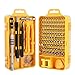 Screwdriver Sets Magnetic, Trekoo 110 in 1 Precision Screw Driver Repair Tool Sets, Professional Repair Tool Kit for iPhone X, 8, 7 / Cellphone/Computer/Tablet/PC/Electronic etc (Yellow)