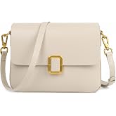 Genuine Leather Crossbody Shoulder Handbag Purses Bags for Women | Scratch Resistant Leather, Adjustable Strap, Gold Hardware, Inner Pockets, Magnetic Snap for Daily Travel Women&rsquo;s Gifts