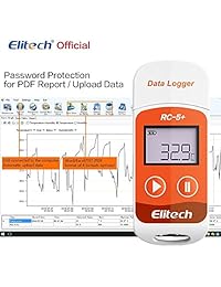 Elitech STC 1000 RC 5 + PDF USB datos de temperatura Logger 32000 puntos reutilizable