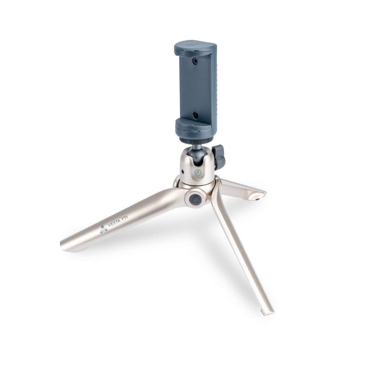 Mini Tripod for Camera and Mobile - Holds up to 2kg - Champagne
