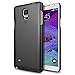 Spigen Thin Fit Galaxy Note 4 Case with SF Coated Non Slip Matte Surface for Excellent Grip for Samsung Galaxy Note 4 2014 - Smooth Black