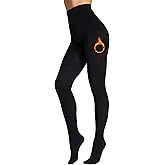 Seidiva Fleece Lined Tights for Women, Comfortable Thermal Tights for Winter, Women's Warm & Thick Pantyhose