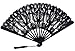The 1 For U Women's Cotton Lace Fan Black