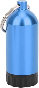 Keenso Mini Dive Cylinder O-Ring Kit Blue Storage Bottle 12 Rings Brass Pick view 6