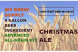 Christmas Ale Advanced All Grain 5 Gallon Home Brewing Beer Ingredient Recipe Kit by My Brew Supply
