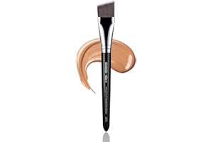 EIGSHOW Angled Flat Foundation Brush, Dense Vegan Synthetic Bristles, Streak Free Application, Large Face Makeup Brush For Bl