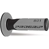 Pro Grip 801 Hybrid MX Duo-Density Cross Gray/Black Grips (PA080100NEGR)