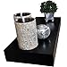 Covert Cabinets (Satin Black GS-1228 Gun Cabinet Wall Shelf Hidden Storage