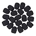 Sunmns 20 Pack Mini Size Lapel Headset Microphone Mic Windscreen Foam Cover, Black