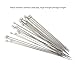 PIXNOR Knitting Needles 11 Pairs - Stainless Steel, Straight, 14