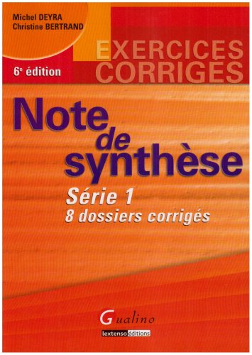 Note de synthèse