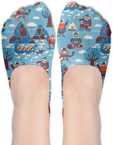 DISXHSH Thin Hidden No Show Liner Mountain Snow Athletic Running Socks Non Slip Flat Boat Line