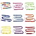 GEORLD 10 Pieces 6.5-foot Rhythmic Gymnastic Ribbons Dance Ribbon Dance Streamers for Kids, Baton Twirling, Assorted Colors