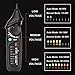 Bside AVD06 Non-Contact Voltage Detector Electric Power Socket Outlet AC Voltage Tester Pen 12-1000V Auto/Manual Mode Adjustable Sensitivity NCV Live Wire Check with Color LED Indicator and Flashlight