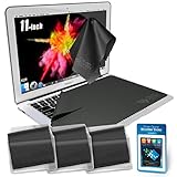 Clean Screen Wizard Microfiber Cloths Screen Keyboard Covers, Screen Protectors Cleaner for MacBook 11, Laptops NoteBooks 11, Tabs 11 Inches, 4 Pack Bundle&nbsp;(Space Grey)&nbsp;