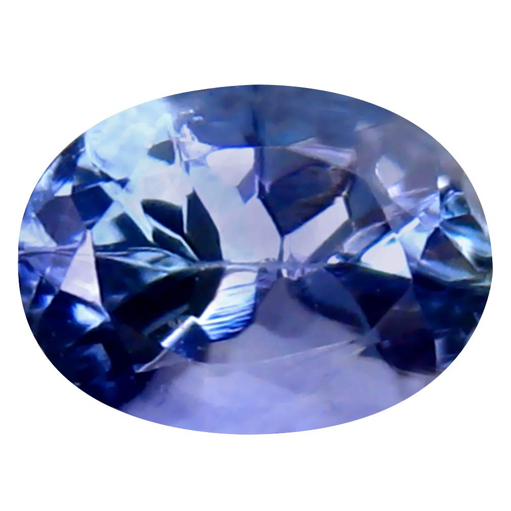 0.96 ct Oval Cut (7 x 5 mm) Genuine Bluish Violet Tanzanite Natural Loose Gemstone