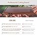 AZRHOM Large Walnut Wood Cutting Board for Kitchen 18x12 (Gift Box) with Juice Groove Handles Non-slip Mats Thick Reversible Butcher Block Chopping Board Cheese Charcuterie Boardrd