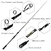 TROUTBOY Fishing Rod, 36 Ton Carbon Fiber, Fuji O-Ring Line Guides, EVA Fore Grip Ultra Light Fishing Pole for Casting Spinning Fishing