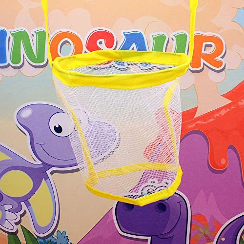 Dinosaur Playhouse Pop Up Basketball Hoop Toy Kid Play Tent with 60 Balls Toys and Games for Kids
