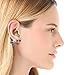 Jane Stone 1 PC Tiny Dinosaur Earring Piercing Stud Exquisite Ear Cuff Wrap Single Earring for Ladies (E0520-Antique Silver)