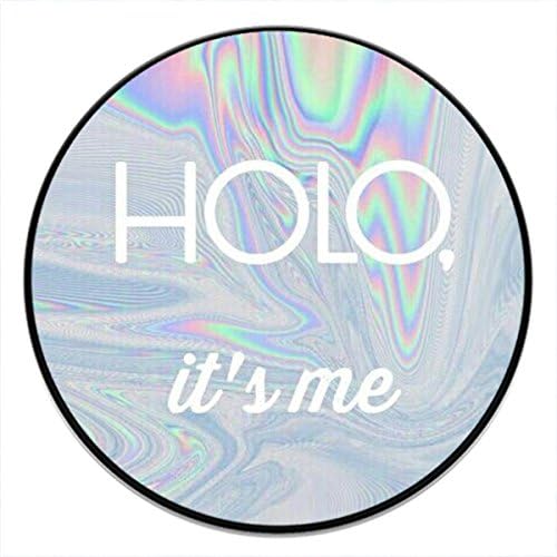 Premium Pop Girp Socket and Expanding Stand Prevent Phones form Dropping for Smartphones and Tablets and More (Holo, it's me)