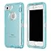 MAXCURY iPhone 6 7 8 Case, Hard PC Bumper + Soft TPU Back Clear Phone Case 3 in 1 Hybrid Protective Dual Layer Shockproof Clear Case for Regular iPhone 6/6S/7/8 4.7” - Green