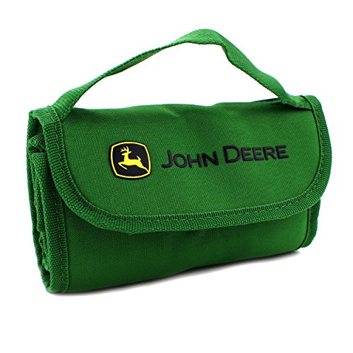 John Deere Foldable Lunch Bag and Pencil Pouch Set (Green Work Zone