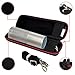 vyz Travel Storage Bag Hard Case for Echo Plus Storage Case Protect Pouch Bag Extra Room for Power Adapter Black