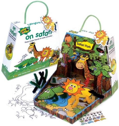Chimp And Zee On Safari Craft Kit