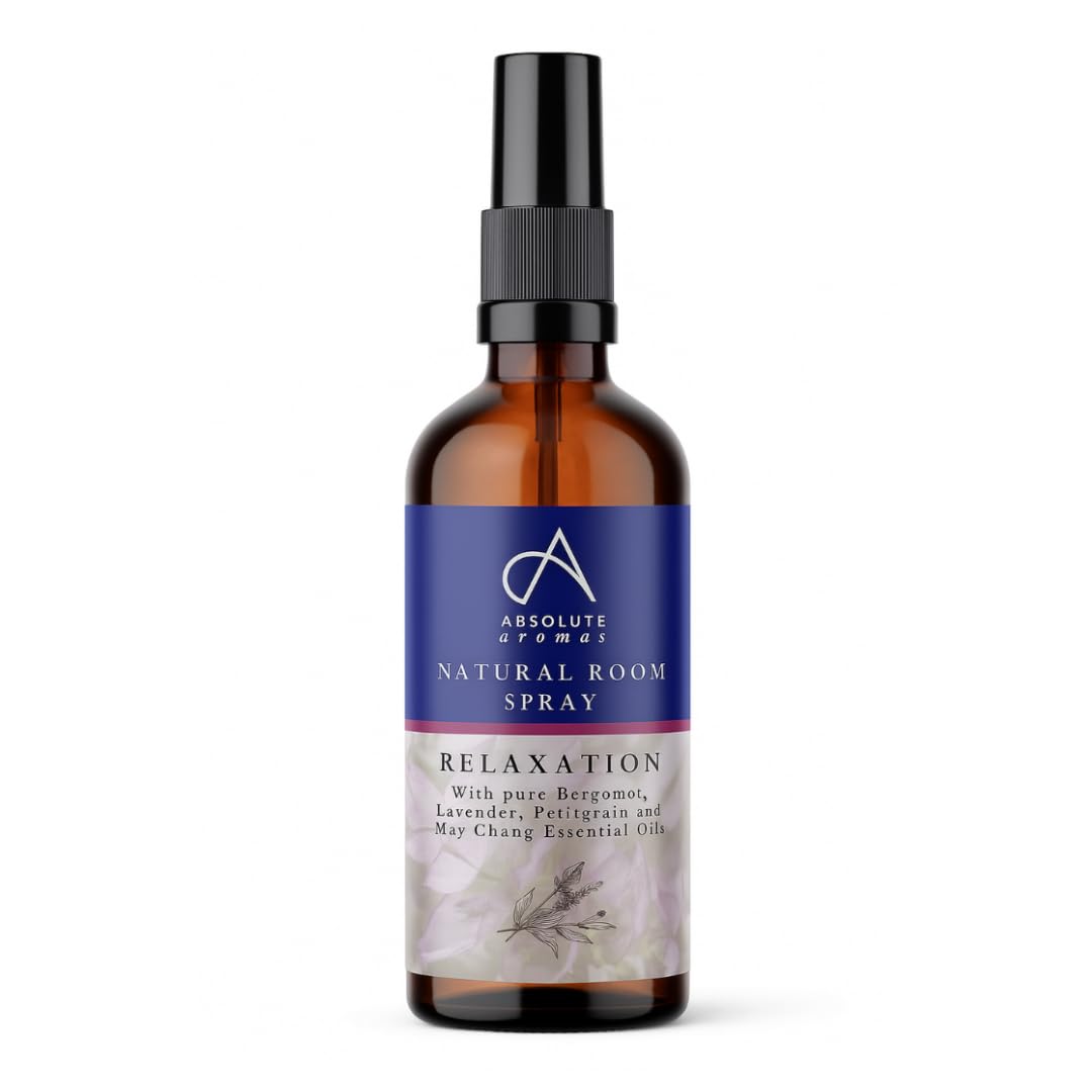 Absolute Aromas Relaxation Room Spray 30ml – Natural Spritzer Mist Spray with Lavender, Chamomile, Patchouli and Citrus Essential Oils