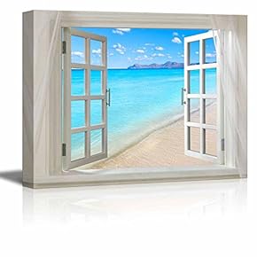 Glimpse into Clear Sea and Beach Out of...