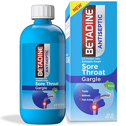 Betadine Antiseptic Medicated Gargle, PovidoneIodine 0.5, Treat and