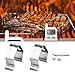 LittleGood Universal A Style Meat Thermometer Probe Clip for Ambient Temperature Reading Upgraded Meat Thermometer Probe Holder for BBQ Smoker Oven Grill (Set of 2)