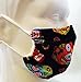 Breathe Healthy Sugar Skulls Face Mask, Reusable Mask for Men and Women, Adjustable, Breathable & Washable, Made in the USA