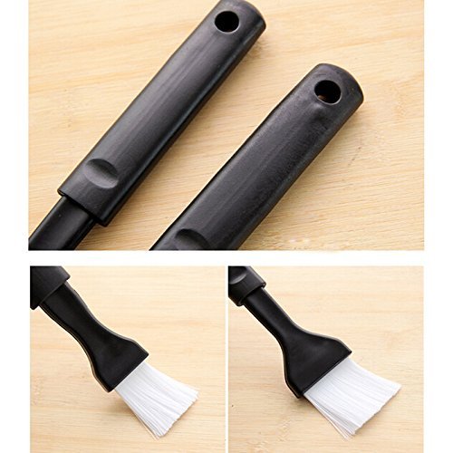 Easyflower Novel and Unique 2Pcs Multi Cooking BBQ Liquid Basting Sauces Marinade Pastry Baking Cooking Brush Set Tool - Thumbnail 5
