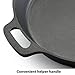 T-fal E83405 Pre-Seasoned Nonstick Durable Cast Iron Skillet/Fry pan Cookware, 10.25-Inch, Black
