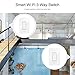 MOES 3-Way Smart Switch Neutral Wire Needed, 2.4GHz Wi-Fi Light Switch Works with Smart Life/Tuya APP, Alexa and Google Home, No Hub Required, White(2 Pack)