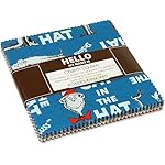 Robert Kaufman Dr. Seuss Charm Pack 42 5" Fabric Squares CHS-635-42